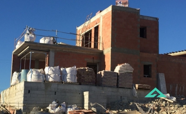 New villas under construction in Finestrat / Benidorm